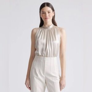 Quince Washable Silk Halter Top